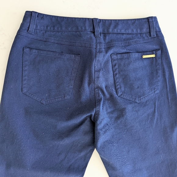 Michael Kors size 2 blue and gold jeans - Picture 3 of 9